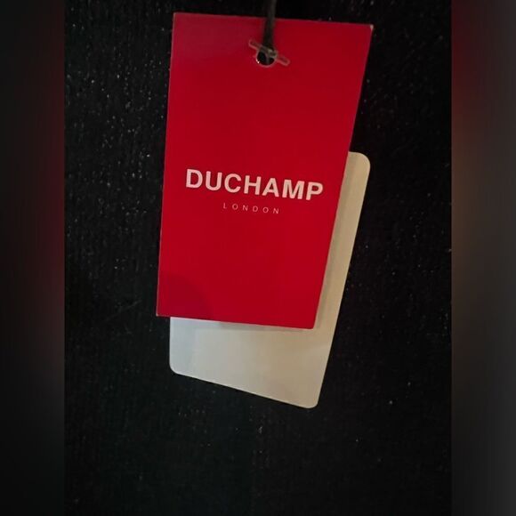 COPY - Duchamp Wool Blend Sportscoat Blazer Sz 38R Black White Flecks Med Weigh… - Picture 11 of 12